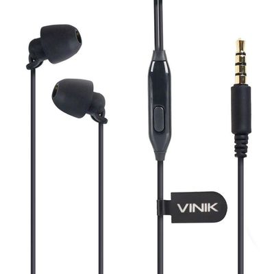 Fone De Ouvido Sound Comfort Preto Com Microfone Cabo 1.2m
