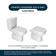 Tampa De Vaso Laqueado Com Amortecedor Level Branco Para Bacia Deca Com Ferragem Dourada
