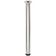 Pé para Mesa de Jantar com Regulagem 7,6x75cm Cromado Palito Redondo Aço Carbono Dimec