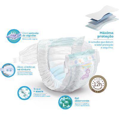 Fralda Descartável MILI Love&Care Tam:XG  22 Fraldas Premium