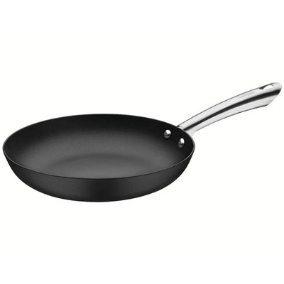 Frigideira Antiaderente 30cm Tramontina Trento Ferro Esmaltado Preto Cabo Inox