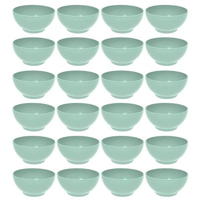 24 Tigelas Grandes Crippa Travessas Verde Menta Servir Sobremesa Salada Buffet Restaurante