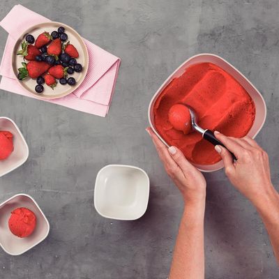 Kit 12 Pegadores Bola de Sorvete Tramontina Utilitá Concha Sorveteria Restaurante Preto