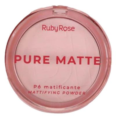 Ruby Rose Pó Compacto Matificante Radiant Kiss Hbm402 6,5g