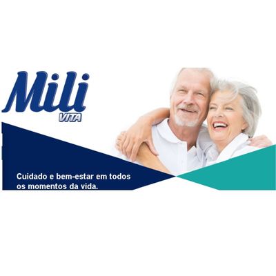 Fralda Geriátrica Adulto  Incontinência Mili Vita  Tamanho G 4 pacotes com 8    Total 32 Fraldas