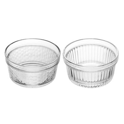 Kit 24 Ramekins Vidro 90ml Molheiras Pequenas para Acompanha
