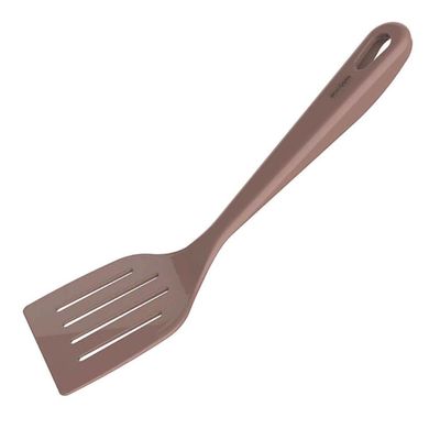 Kit 12 Espátulas Culinárias de Nylon 31,5cm Reta Kitch Crippa Amêndoa Restaurante