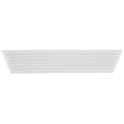 8 Travessas Refratárias de Porcelana Branca 29x20x5cm Restaurantes Buffet Línea Lyor Servir