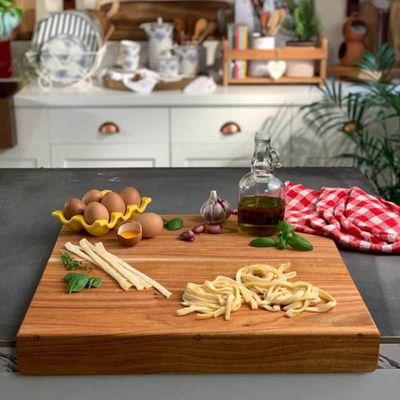 Tábua de Corte 40x40cm com Encaixe L Bancadas Mesa Prancha de Carne Zanline