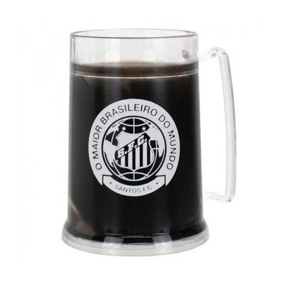 Caneca Gel Isolante Térmico 300ml Santos Oficial