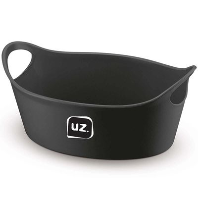 Kit 6 Cestos Batata Frita Preto 28x12cm Restaurantes Bares Lancherias Plus M Uz Utilidades