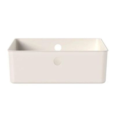 Kit 2 Caixas Organizadoras Flow Bege 34x27x9cm Cesto para Lavanderia Closet Banheiro
