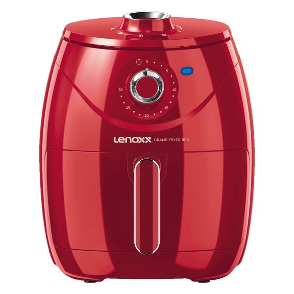 Fritadeira Elétrica Air Fryer Lenoxx Grand Fryer PRF911 4L Vermelha - 127V