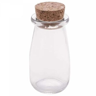 Kit 30 Mini Potes Tampa Rolha 100ml Vidro Lyor Lembrancinhas Porta Mantimentos Decorativo