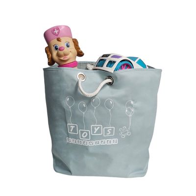 Cesto de Brinquedos e Saco Lavanderia Infantil Verde Kids