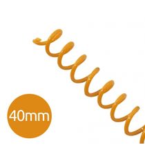 Espiral pra Encadernação Laranja 40mm 350 Folhas 20 und