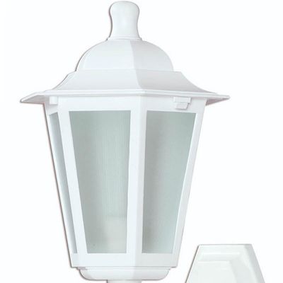 Arandela Colonial Branca Bivolt Luminária de Parede 20W Dital Linha Grega Jardim Varandas