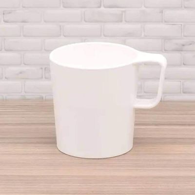 Kit 24 Canecas Empilháveis Escolares 250ml Branca Casual Coza Refeitórios Escola
