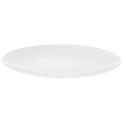 Kit 24 Pratos Rasos Porcelana Branca 25cm Tramontina Leonora Restaurante Bar Eventos