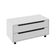 Balcão Gabinete 80cm com 2 Gavetas e Rodízio BN3643 Branco Tecnomobili