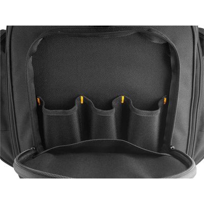 Mochila para Ferramentas Profissional Reforçada Base Borracha Vonder Preta