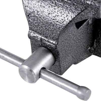 Torno De Bancada Fixo Nº8 Ferro Nodular Vonder Morsa De Mesa Profissional com Base Fixa