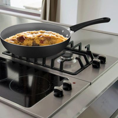 Frigideira Tramontina Loreto 2,2L Grafite Wok Funda Antiaderente Alumínio 24cm