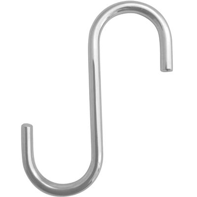 Kit 3 Ganchos Tipo S Cromado Sigle Schimitt para Barra 2cm Suporte Utensílios