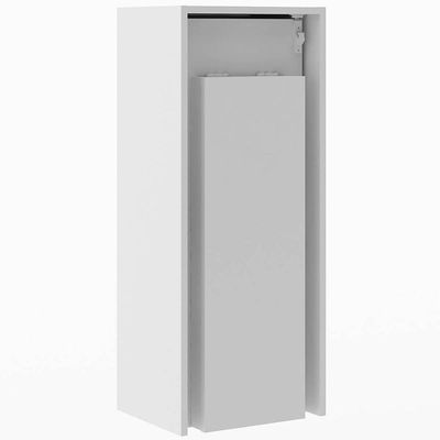 Balcão Tábua de Passar Roupa 164cm Retrátil Branca Prateleiras Tecnomobili TP3030 Branco