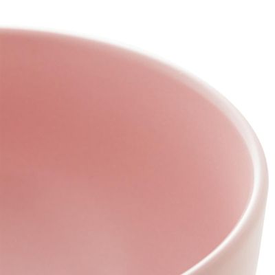 Bowl de Cerâmica Cronus Lyor 14,5x8,5cm Cumbuca 680ml Tigela para Sopa Sobremesa Salada Rosa