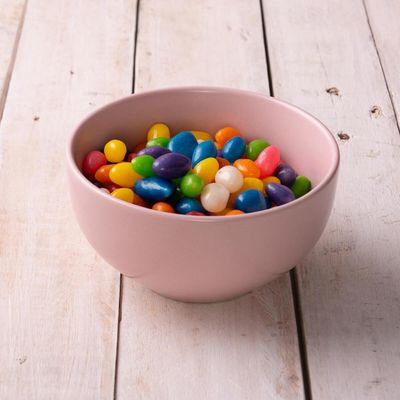 Conjunto 12 Bowls de Cerâmica Rosa 680ml Servir Açaí Caldos Frutas Petiscos Cronus Lyor