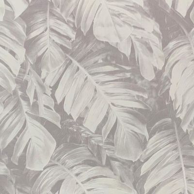 Papel de Parede Santorini Folhagem Branco SN12