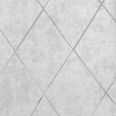 Papel de Parede Santorini Geométrico Cinza SN131
