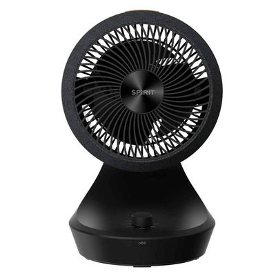 Circulador de Ar Spirit Orbit 20cm com 3 Velocidades e Múltiplas Inclinações Preto / 110V