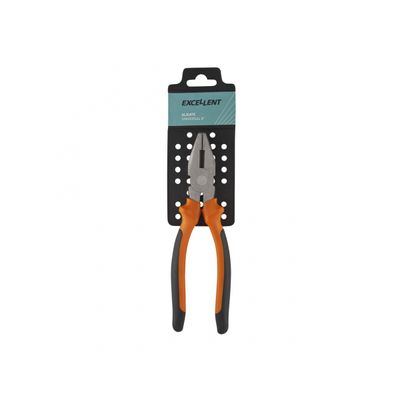 ALICATE UNIV IMPORT 08  CB LARANJA/PRETO BLISTER