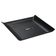 48 Pratos Quadrados 16cm Preto Pequenos Plástico Restaurantes Buffets Lanches Frutas Frios Cozy Coza