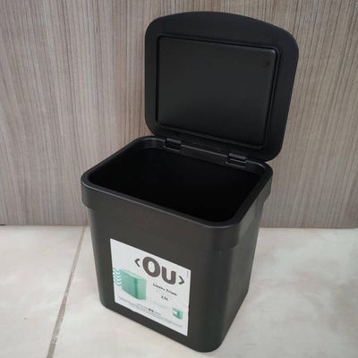 Utensílios De Cozinha Lixeira Trium 2,5L Porta Detergente Ou Preto