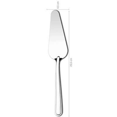 Kit 5 Espátulas para Cortar Bolos Tortas 23cm Inox Pá Cortadora de Fatia Taumer