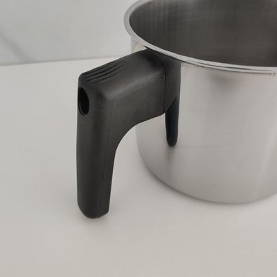 Caneca Inox 1L Pequena Fervedor Leiteira com Alça Baquelite Zanella
