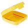 Kit 2 Porta Cotonetes Portátil Viagem Acessórios Elástico Interno Amarelo Crippa