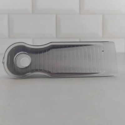 Kit 5 Trava Portas Cunhas Aparadores Calços Transparentes Antiderrapantes PVC Chão