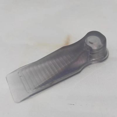 Kit 5 Trava Portas Cunhas Aparadores Calços Transparentes Antiderrapantes PVC Chão