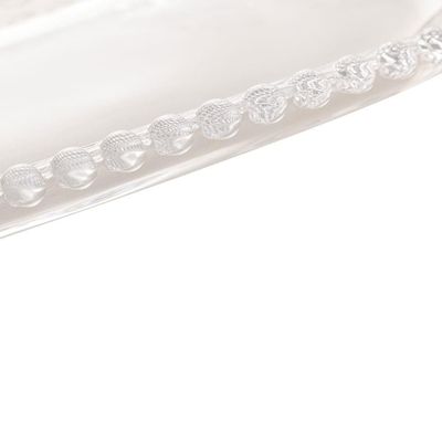 Travessa Oval Wolff Pearl em Cristal Transparente