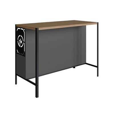 Mesa Bancada Gourmet Industrial 127cm P1034 Mel/Grafite