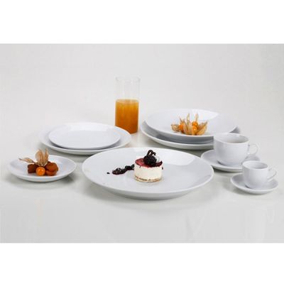 Prato Redondo para Sobremesa Classe Única Bar e Hotel Germer Porcelana Branca