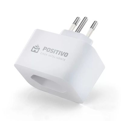 Tomada Inteligente Positivo WI-FI Smart Home Branca