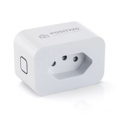 Tomada Inteligente Positivo WI-FI Smart Home Branca
