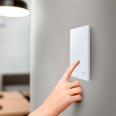 Smart Interruptor Positivo Wi-Fi Smart Home 10A 2.4 GHz 2.000W Bivolt Branco