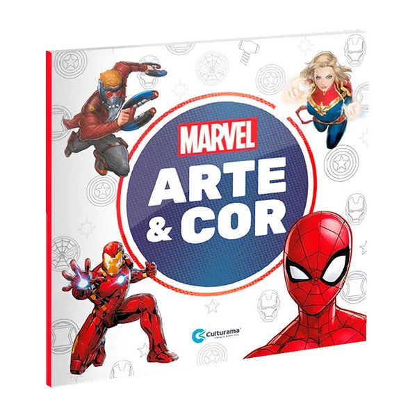 Livro Infantil Culturama Arte e Cor Marvel Livro Infantil Culturama Arte e Cor Marvel