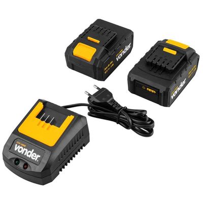 Chave de Impacto Bateria 18V Encaixe de 1/2" Carregador Bivolt CIV 180B Vonder